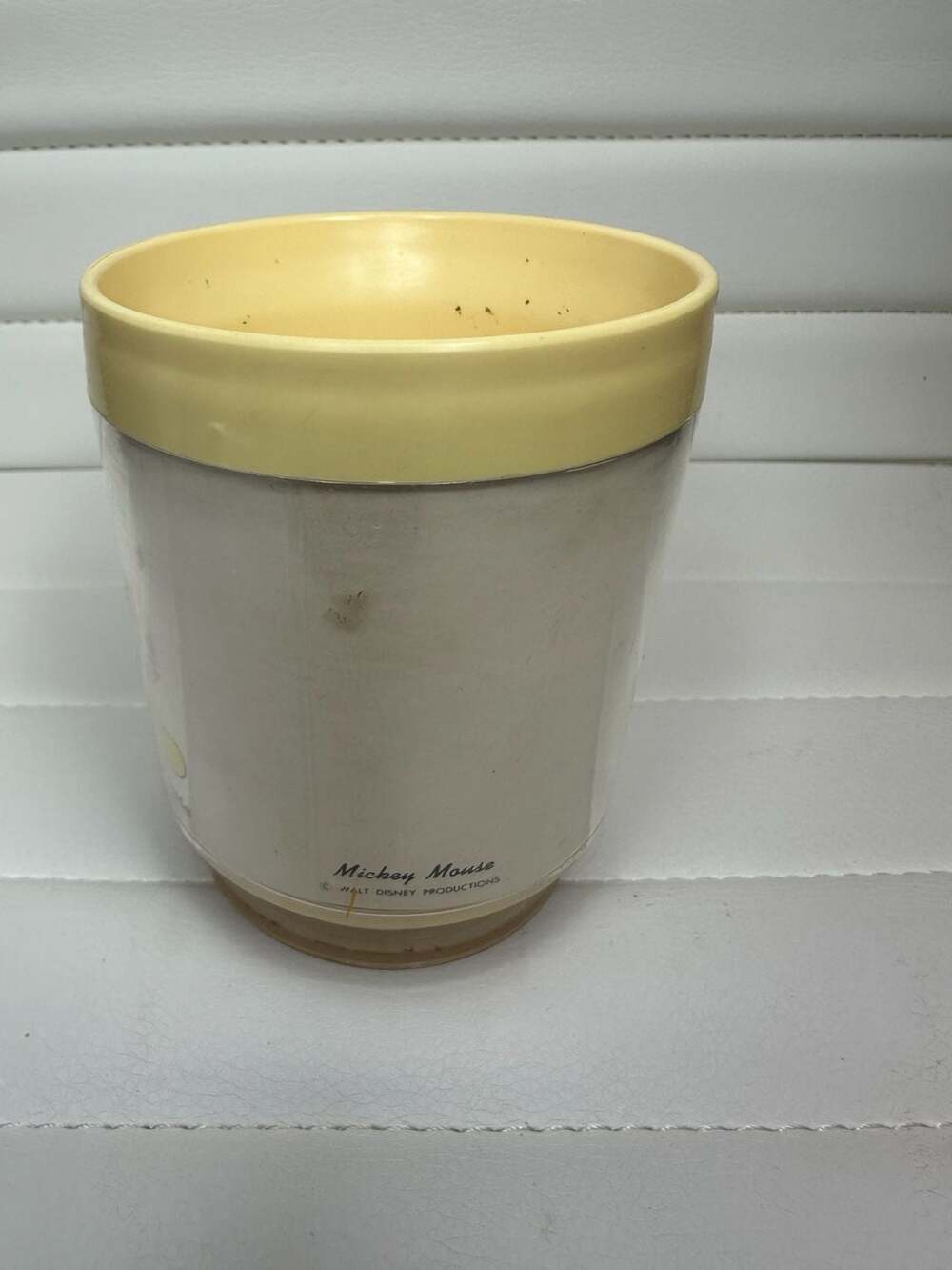 Vintage Mickey Mouse Insulated Plastic Thermal Coffee Mug by Eagle Manufacturing - Picture 2 of 6